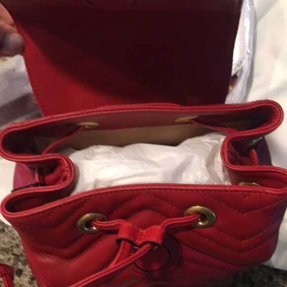 Sold NWT Gucci Marmont Backpack Bag - Picture 3 of 8
